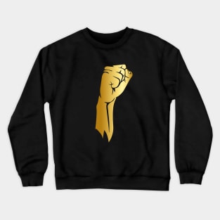 Gold Fist Civil Rights Crewneck Sweatshirt